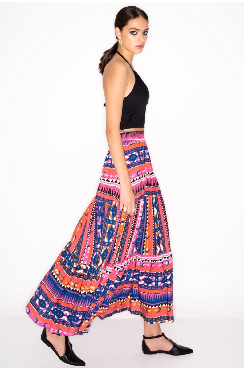 ENDEMIC LONG SKIRT - Viscose