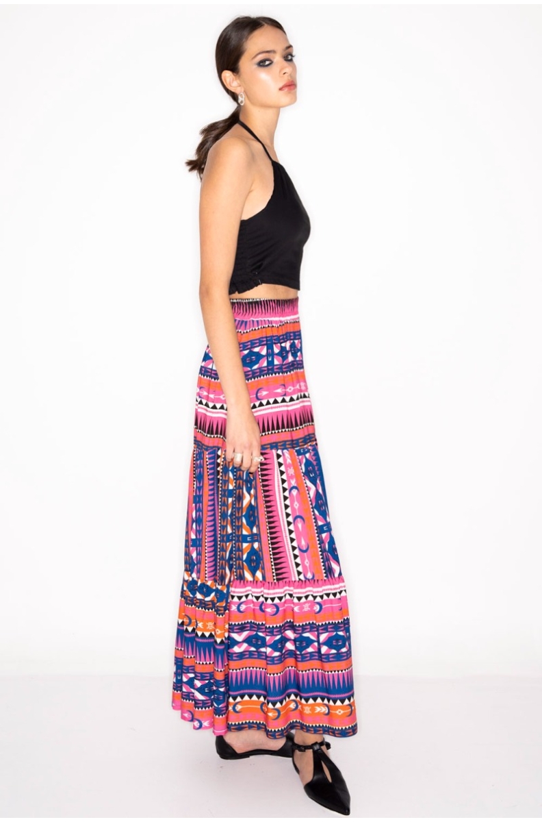 ENDEMIC LONG SKIRT - Viscose