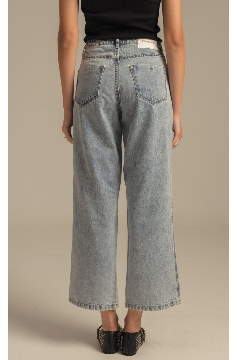 KARMIC DENIM PANTS - Cotton