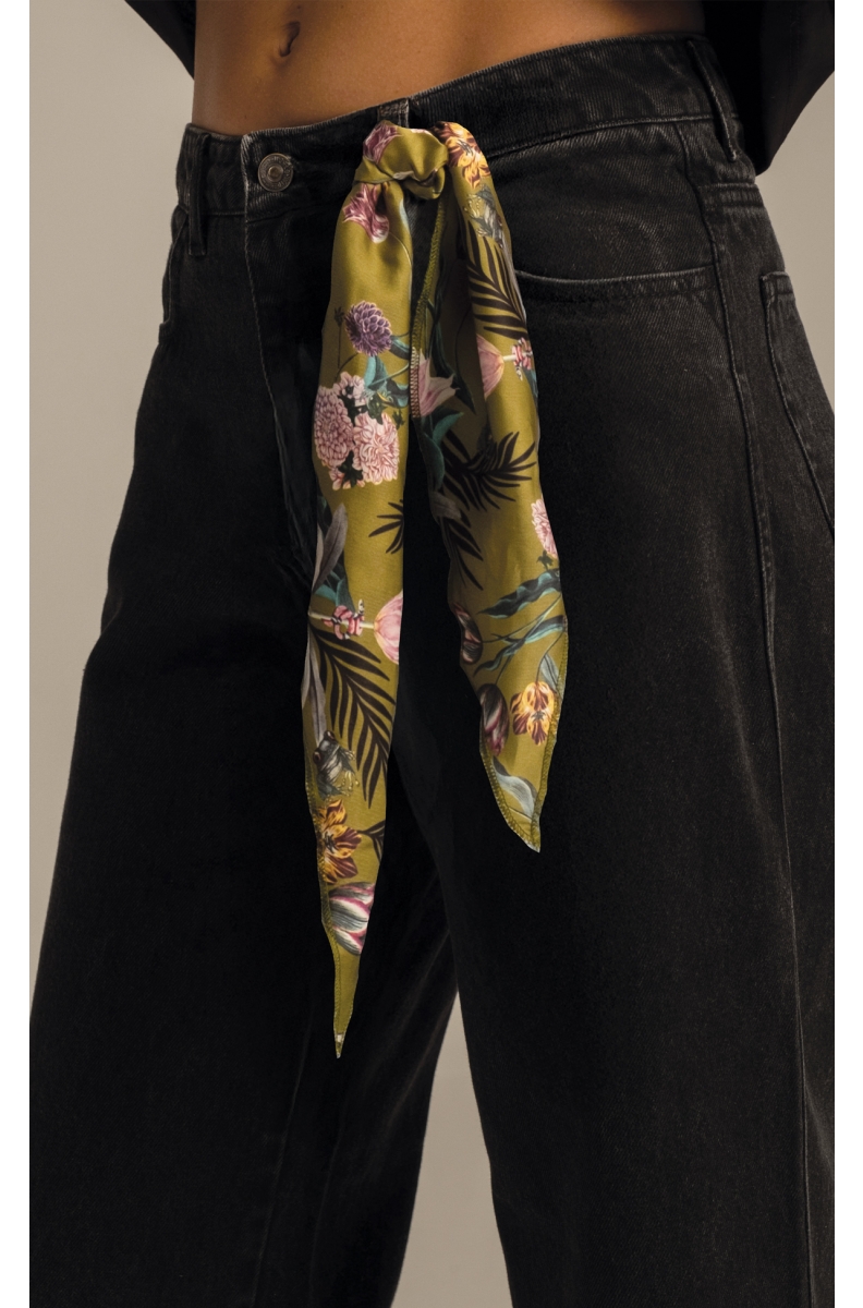 KARMIC DENIM PANTS - Cotton